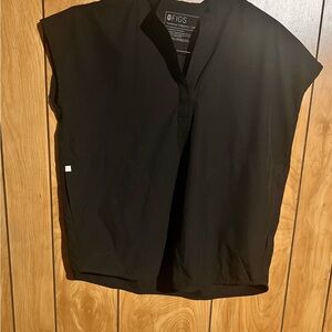 FIGS Black Scrub Top and Jogger